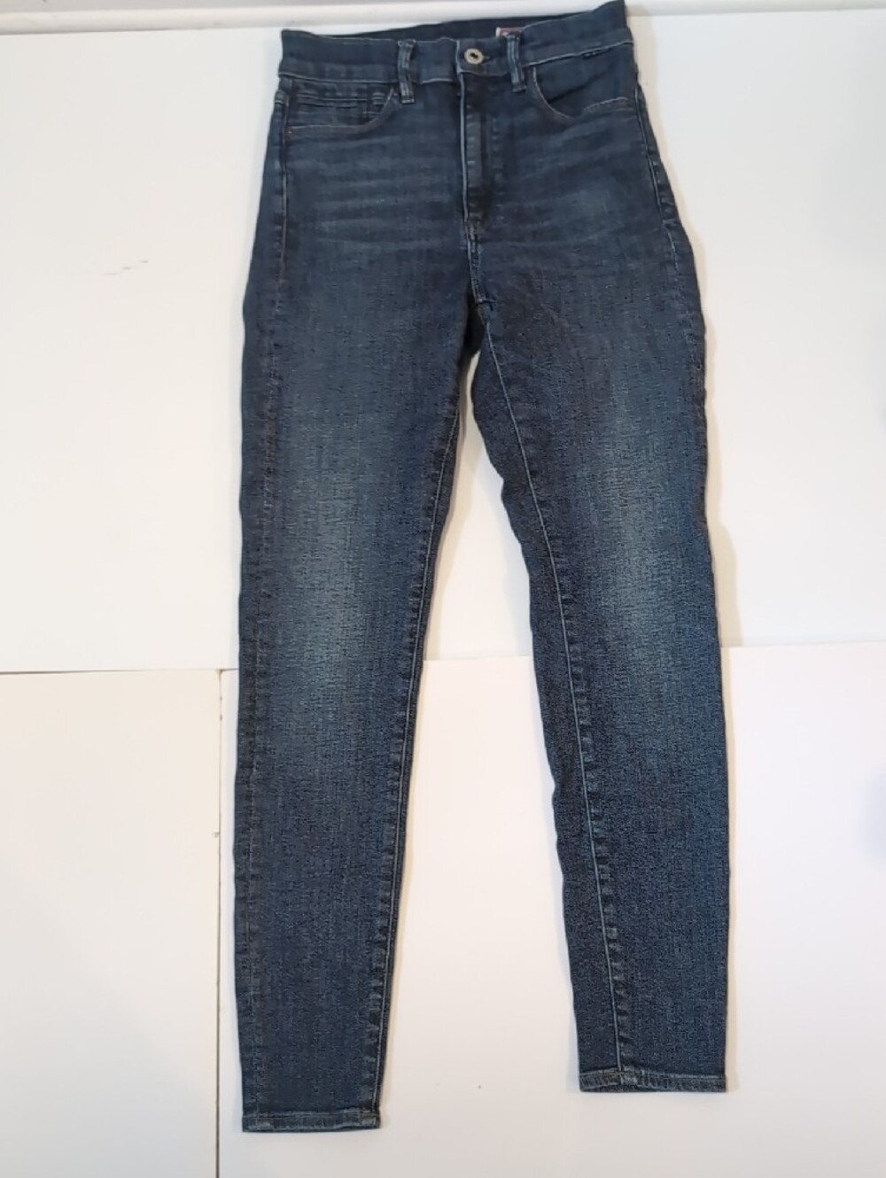 G Star Raw Medium Blue Wash Skinny Jeans Size 26 Japanese Denim High Rise